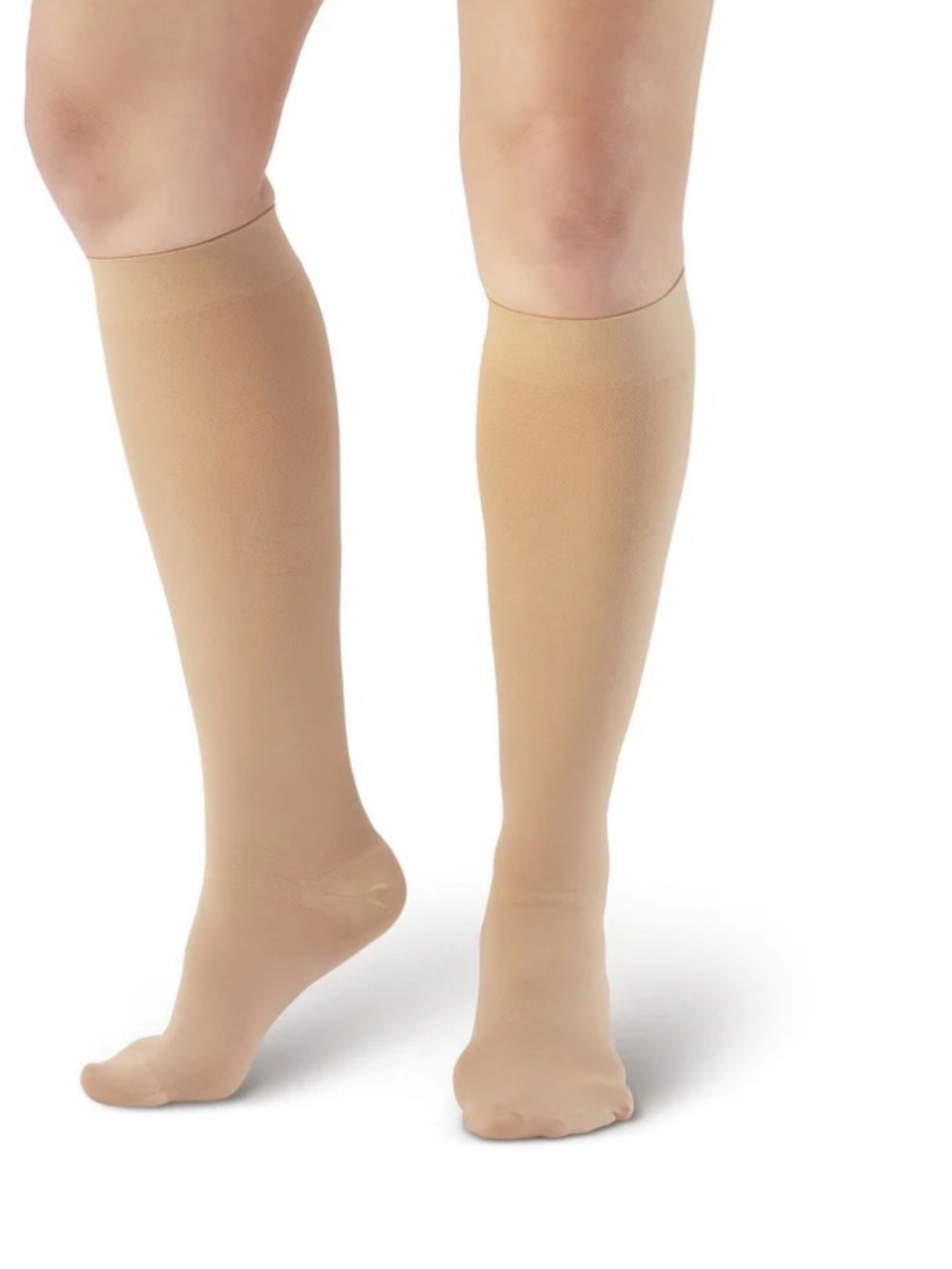 New without tag, beige Knee High Compression Socks 20-30 mmHg